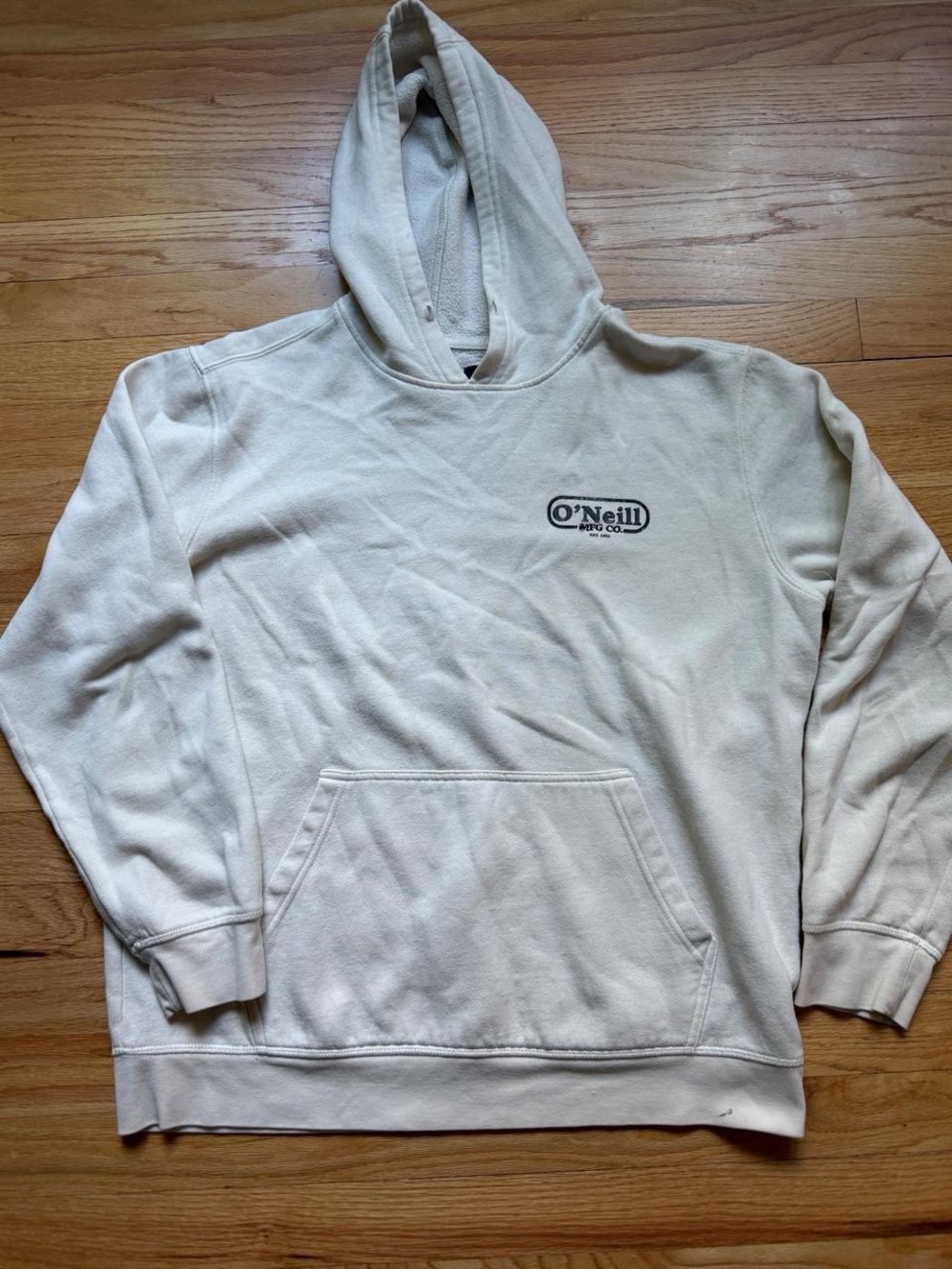 O'Neill Men’s Off-White Pullover Hoodie